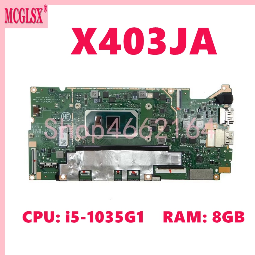 Ddr4 8Gb - لوحة رئيسية للكمبيوتر المحمول X403JA مع
