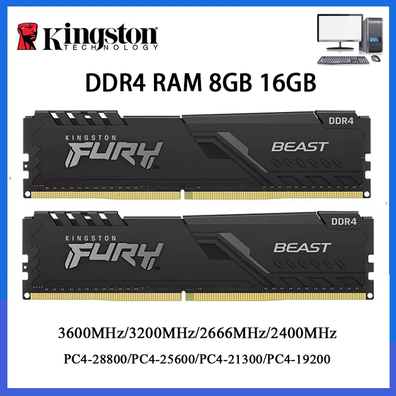 Ddr4 3200Mhz - ذاكرة DDR4 كينجستون بيست بتردد 3200