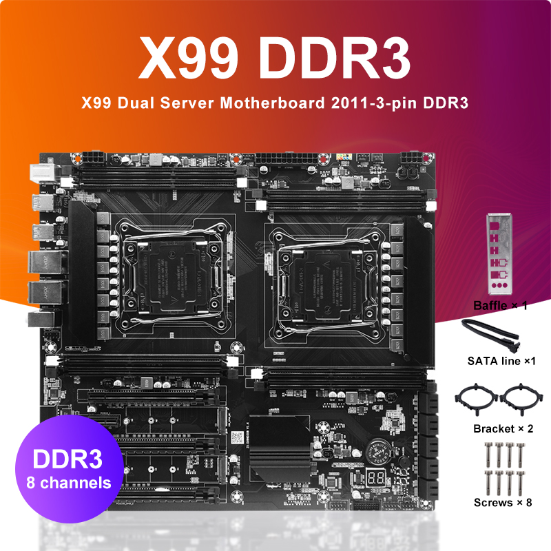 Ecc Ram Server - X99 ثنائي المقبس وحدة المعالجة المركزية