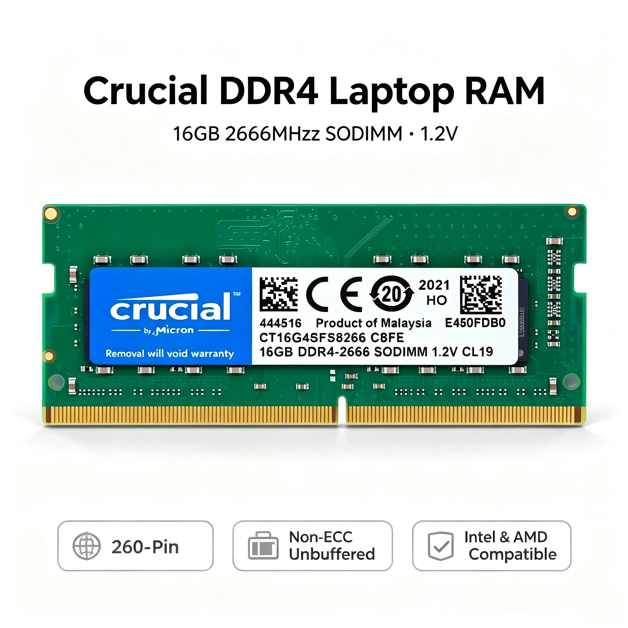 ذاكرة وصول عشوائي (RAM) للكمبي - مراجعة Sodimm Ddr4 وسعره