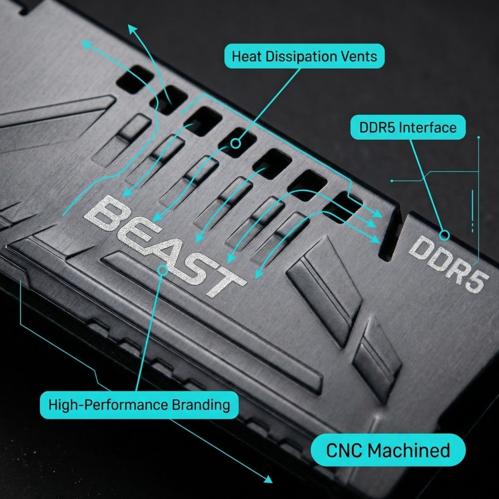 تيشريك 10 قطع من وسادات تبريد  - مراجعة Ddr4 Desktop Ram وسعره