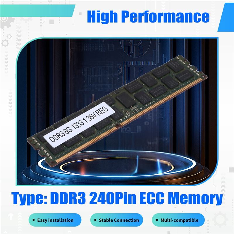 ذاكرة رام ECC بسعة 8 جيجابايت  - مراجعة Ecc Ram Server وسعره