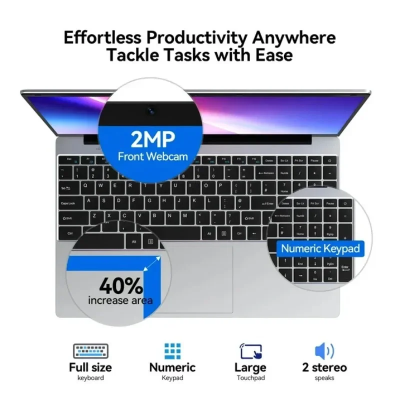 لابتوب محمول من إنتل كور N150  - مراجعة Ddr4 32Gb وسعره